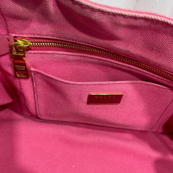 Prada Canapa in Pink, GM size with dust bag and sling. - Picture 10 of 15